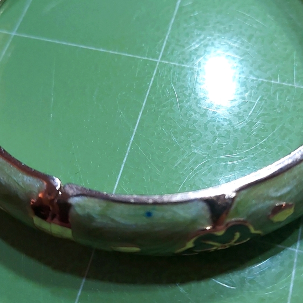 Jiu Long Xing Cloisonne Bangle - Picture 3 of 4